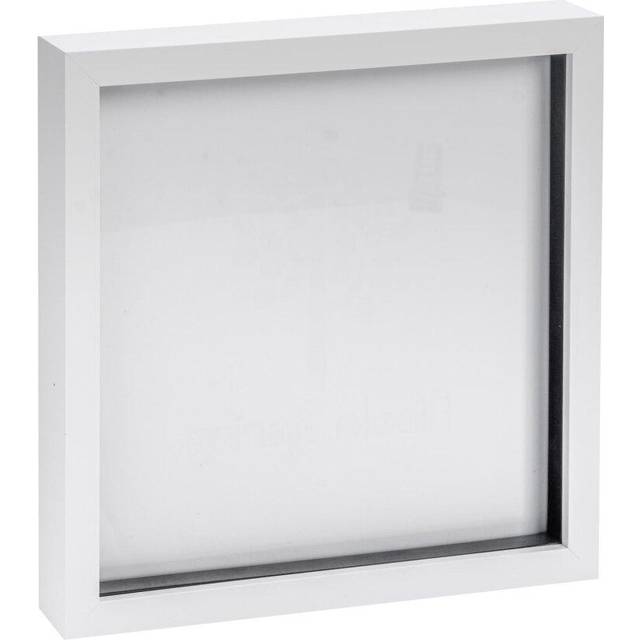10" x 10" 3D Box Photo Frame - White