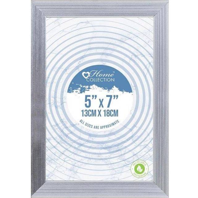 "(5"" x 7"") Silver Modern Photo Picture Frame 6x4 5x7 8x6 10x8 A4 Certificate Hanging & FS"