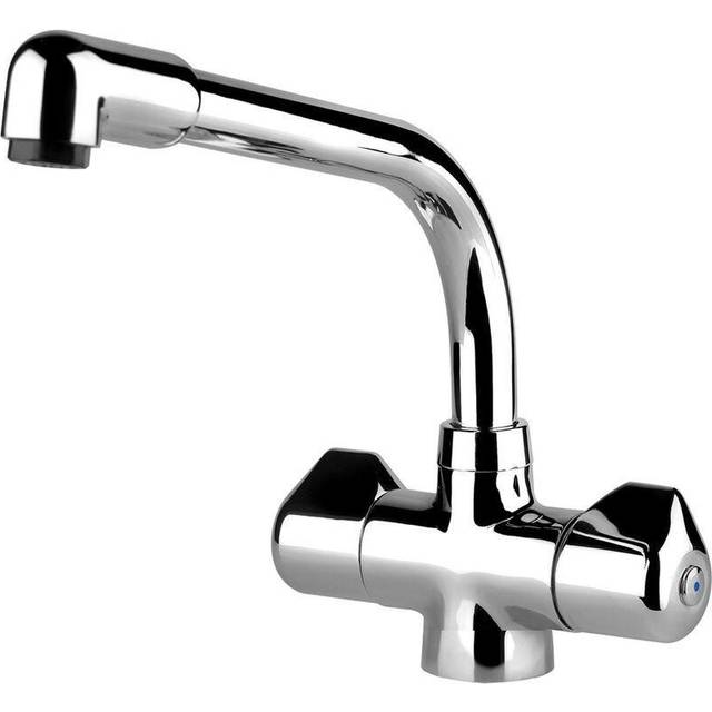 Low Pressure Kitchen Mixer Tap, Twin Lever - MORELLINO