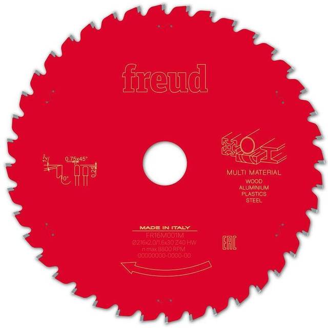 Freud Circular Saw Blade Miter Multi-Material 216 x 30 x 2.0/1.6 X T40 LP91M 003