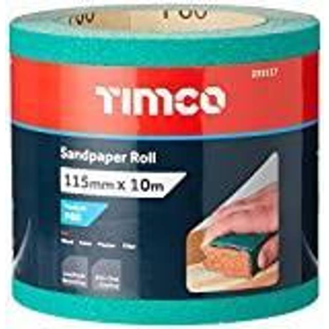TIMCO Sandpaper Roll 80 Grit Green - 231117- you get 3 - green