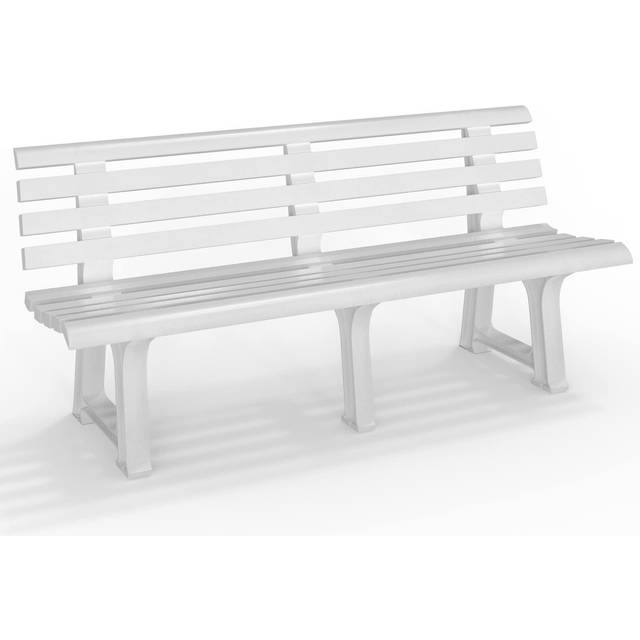 Garden Bench Orchidea White 4ft