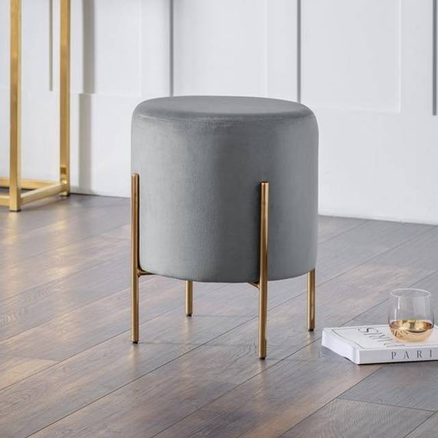 Accringt Stainless Steel Stool - Grey (50.5cm H X 41.5cm W X 41.5cm D)