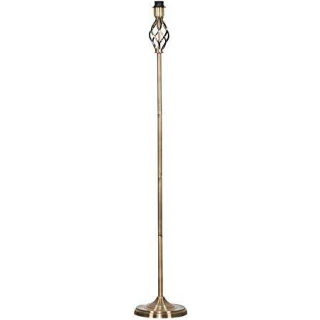 Axelrod 129cm Traditional Floor Lamp Base - Antique Brass (129cm H X 22cm W X 22cm D)