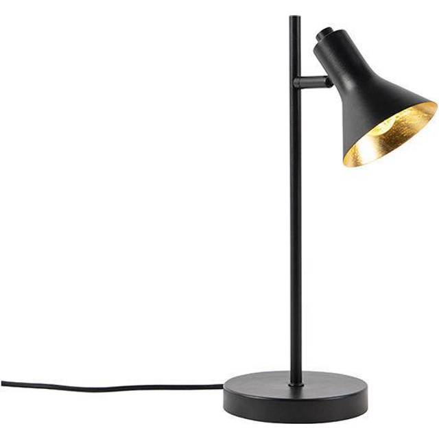 Moderna bordslampa svart med guld 1-ljus - Magno