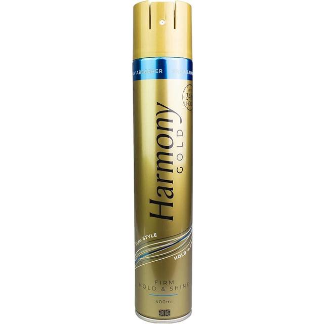 Harmony Gold Firm Hold & Shine Hairspray - Gold - 5 x 27 x 5cm