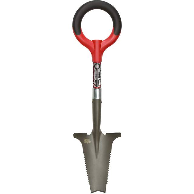Radius Garden Root Slayer Carbon Steel Mini Digger Shovel - Red - 5 x 20 x 74cm