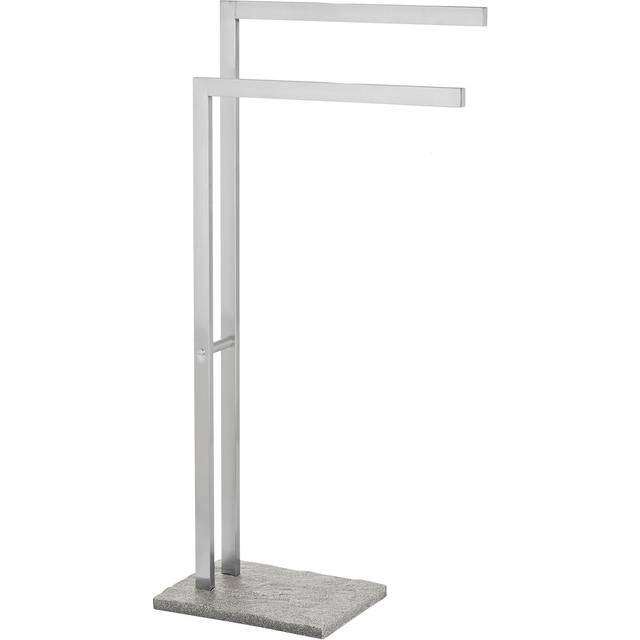 Granite Free-standing Towel Stand - Grey (86.5cm H X 43.5cm L X 20cm D)