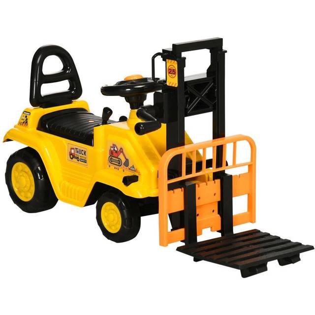 HOMCOM Kids Ride On Forklift Truck, Yellow