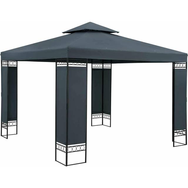 Metal Gazebo Lorca Anthracite 3x3m