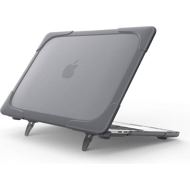 for MacBook Air 13'' M1 Case Cover, 2020 2019 2018 (A2337 /A2179 / A1932), Heavy Duty Slim Hard Shell Protective Cover -Grey