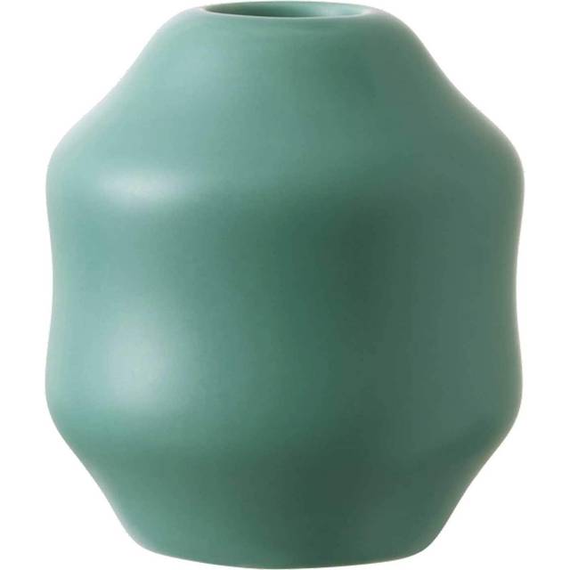 Gense Vas Dorotea 9 x 10 cm Sea Green Keramik - H:10cm Ø:9cm Vaser Från Magasin (H:10cm Ø:9cm)