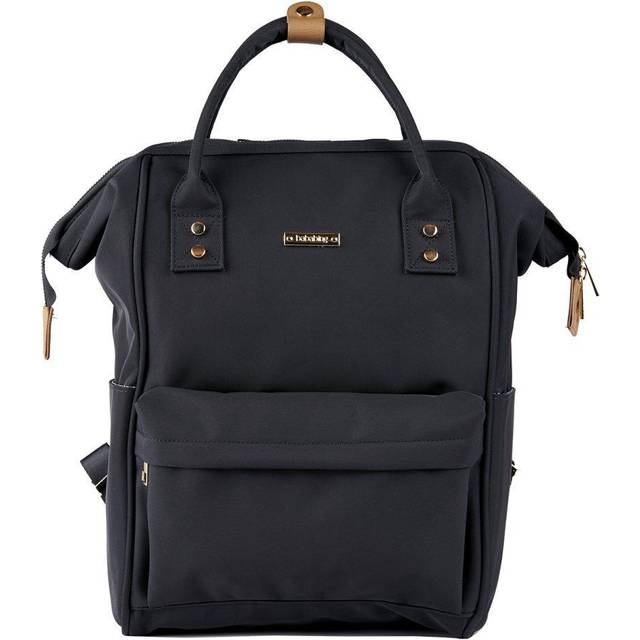BabaBing Mani Faux Leather Backpack Changing Bag - Dove Grey