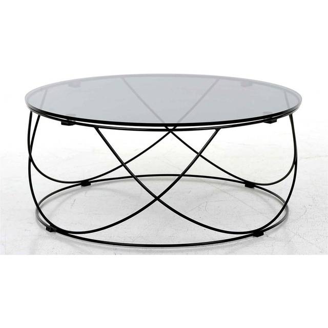 NFG - Tambour Soffbord M Sotat Glas, Ø85