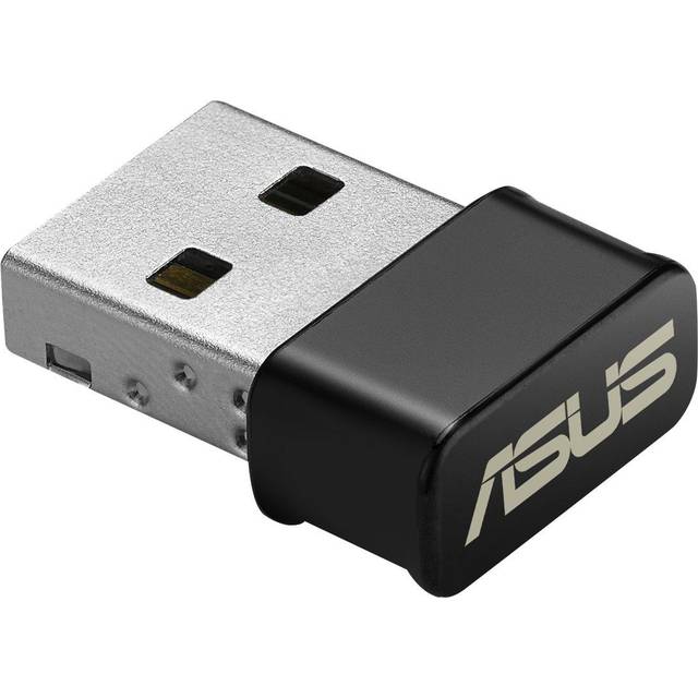 Asus USB-AC53 Nano AC1200 dubbla band Wi-Fi USB-minne (802.11ac, MU-Mimo-stöd)