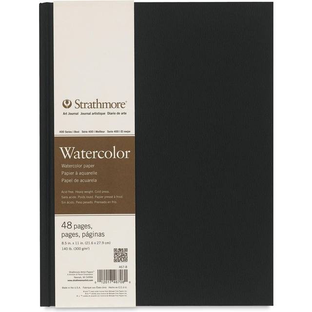 Strathmore 400 Visual Journal Watercolour Hardbound 24 Sheets 300gsm 8.5 x 11 inches