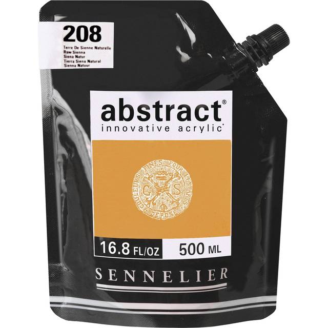 Sennelier Abstract Acrylic Paint 500ml Raw Sienna (Satin)