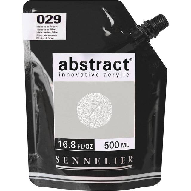 Sennelier Abstract Acrylic Paint 500ml Silver (Iridescent)