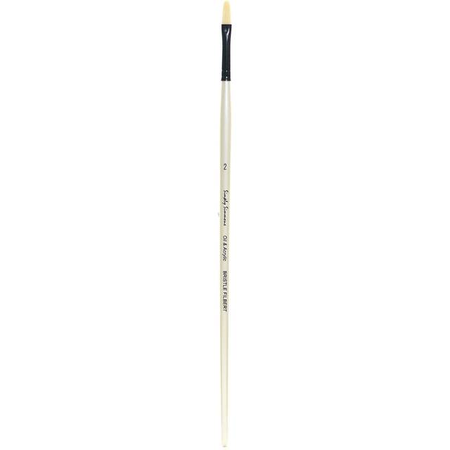 Simply Simmons Oil and Acrylic Brush Bristle Filbert LH 2