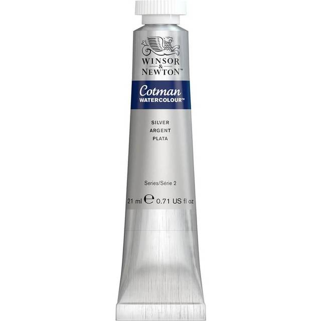 Winsor & Newton Cotman Watercolour 21ml Tube - Silver