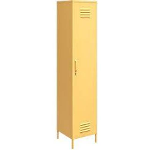 Novogratz Ng Cache Single Metal Locker Storage Cabinet Yellow, Yellow