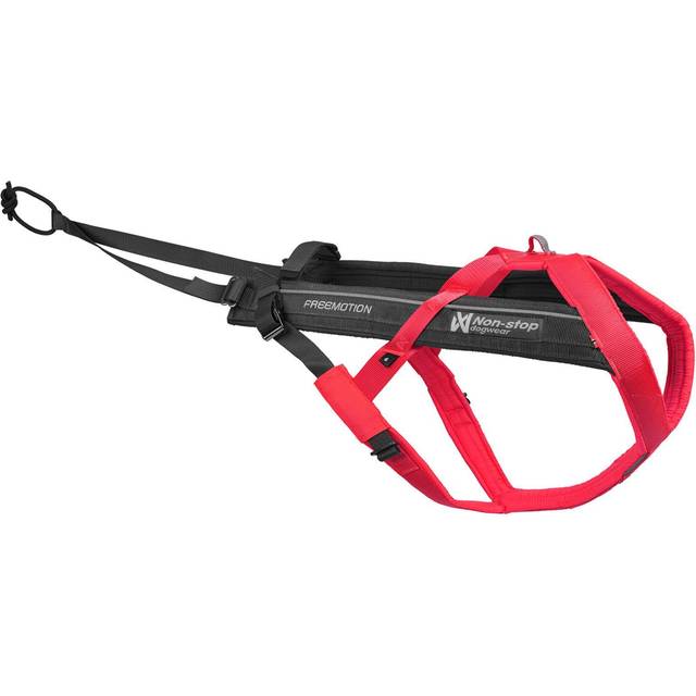 Non-Stop Dogwear Freemotion Harness 5.0 Dragsele -Rosa/Grå (7)