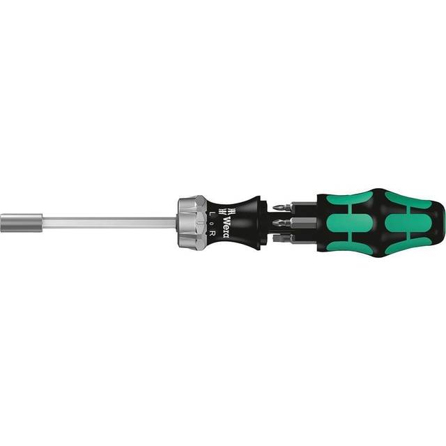 Wera 05073660001 KK27RA Kraftform Kompakt Ratchet Screwdriver & 6-...