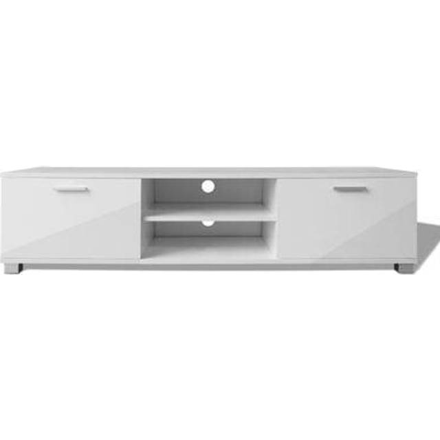 vidaXL TV Cabinet Concrete Grey 120x40.5x35 cm Engineered Wood