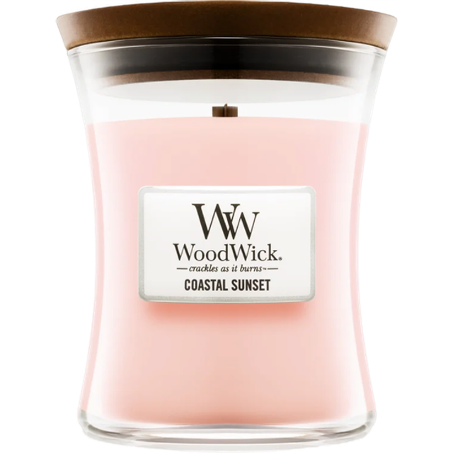 Medium Hourglass Scented Candle with Pluswick Innovation, Paraffin, Coastal Sunset