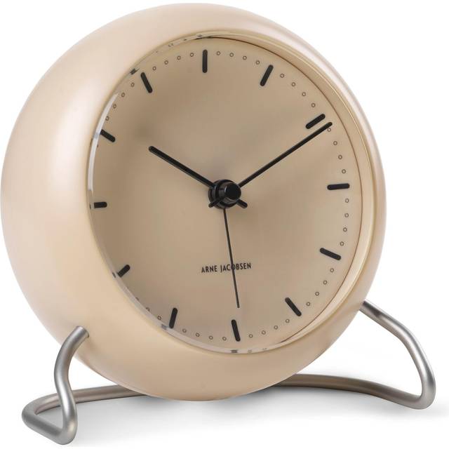 City Hall Table Clock, Black