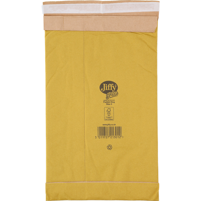 Vadderad påse nr3 195x343mm 10st/kartong
