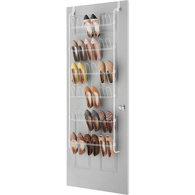 Whitmor 18-Pair Over The Door Shoe Rack