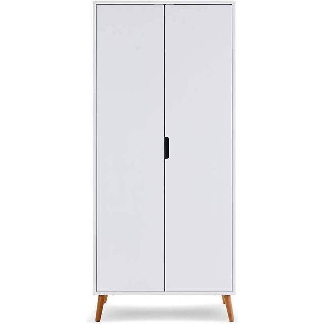 OBaby Maya Double Wardrobe-White/Natural