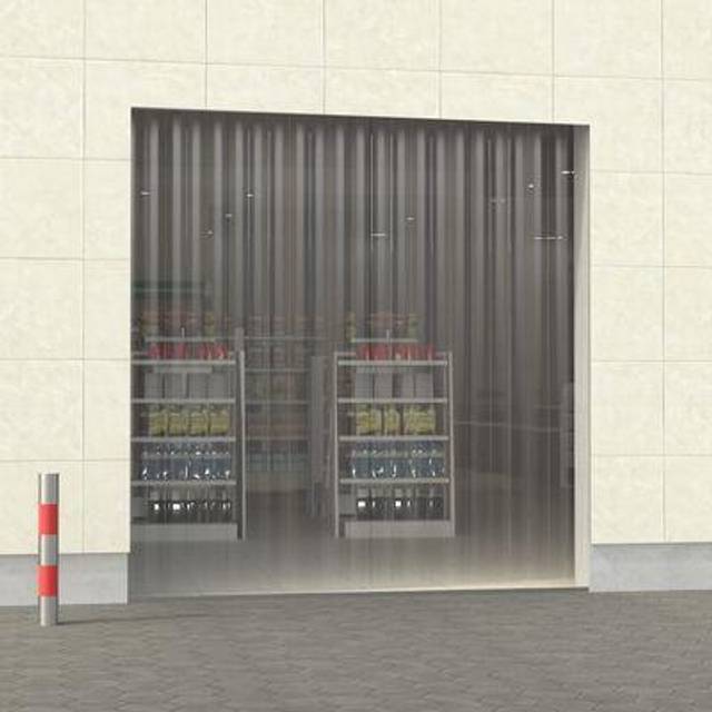vidaXL Strip Curtain Roll PVC 2mm x 200mm 25 m - Transparent