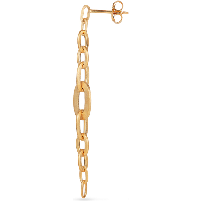 Jane Kønig Row Örhängen Single 18 kt. Guldpläterad Silver RCE01-AW2100-G - Dam - 925 Sterling Silver - Gold