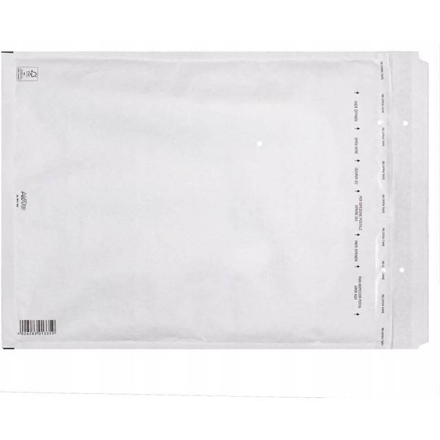 AirPro Bubbelpåse storlek W20 (350 x 470 mm) självhäftande vit 80 g FSC 50 stycken