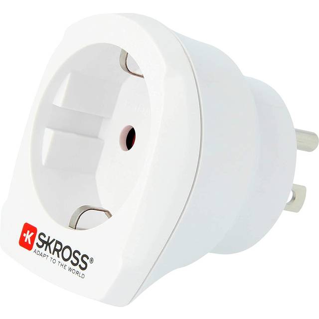 Skross country travel adapter: europe to usa 115v 15a, white
