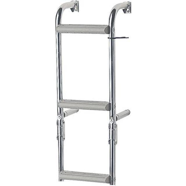 Nuova Rade Stainless Steel Foldable Ladder Grey 2 Steps