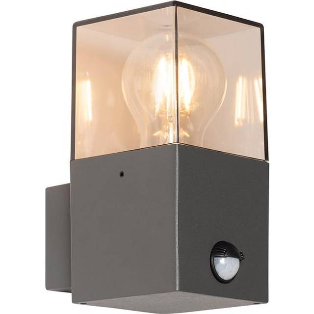 Outdoor Wall Light Dark Grey with Motion Sensor IP44 - Denmark