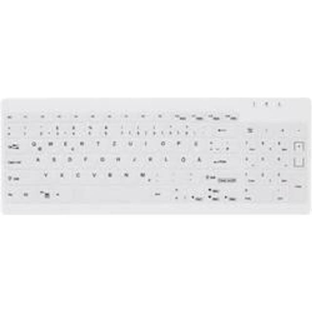 Active key ak-c7012f-u1-w/ge usb hygiene-tastatur german, qwertz, windows® white