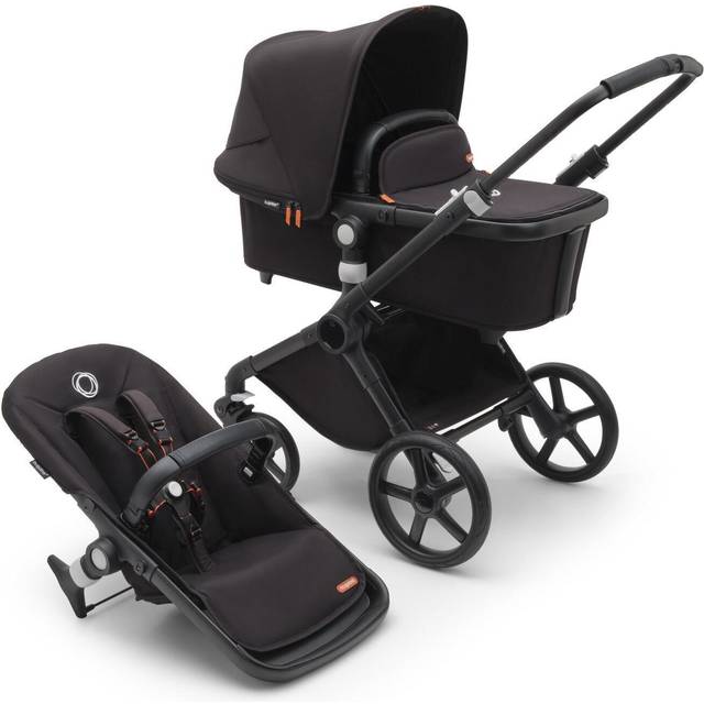 Bugaboo Fox Cub complete BLACK/STORMY BLUE-STORMY BLUE, Blue