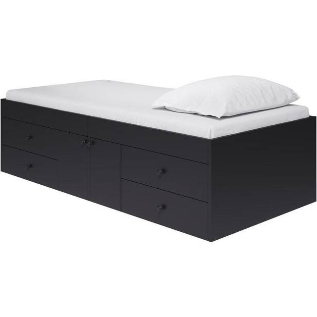 Kudl Captain's Single 3Ft Cabin Bed Black, Black