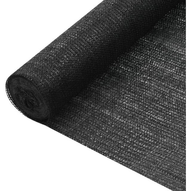 vidaXL Privacy Net Black 1.2x25 m HDPE 75 g/m²