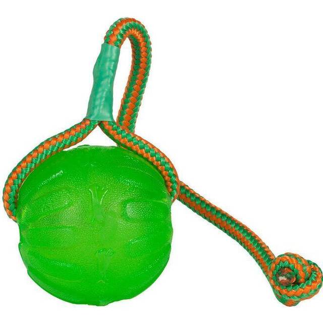 Starmark Funball With Rope Green M