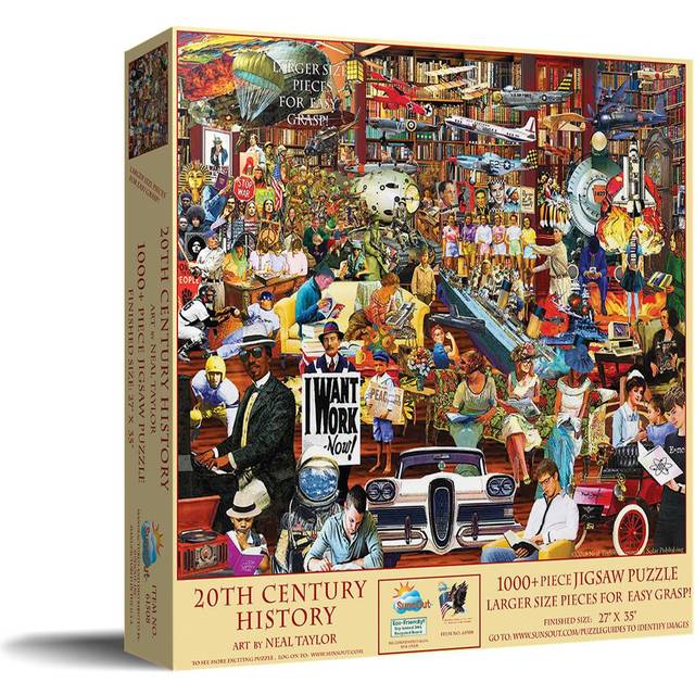Sunsout 20th Century History - Neal Taylor - Jigsaw Puzzle (1000 Pieces)