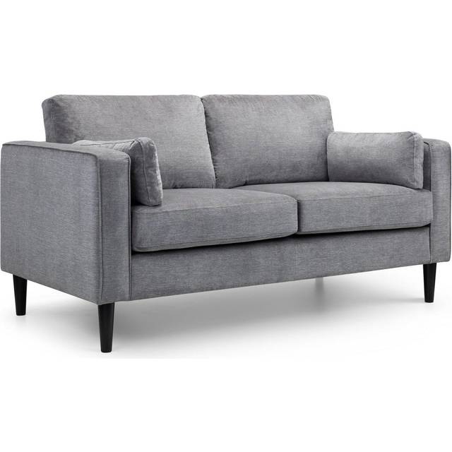 Julian Bowen Hayward 2 Seater Grey Chenille Sofa