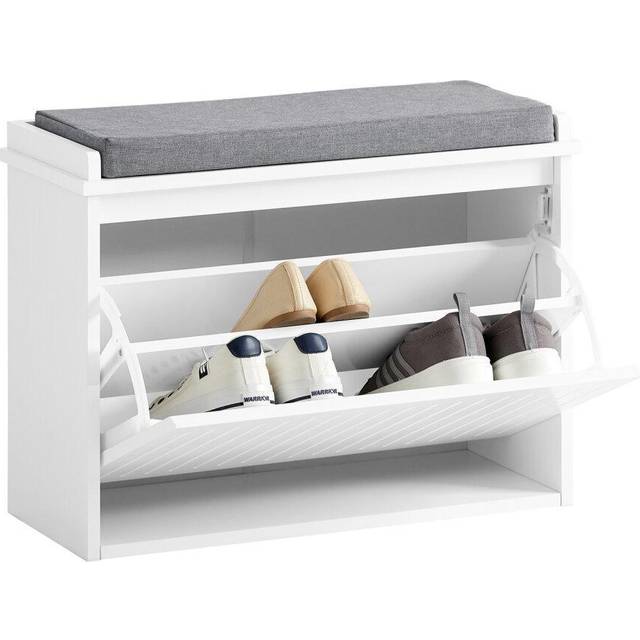 SoBuy FSR98-W, Hallway Shoe Bench Shoe Rack Shoe Cabinet