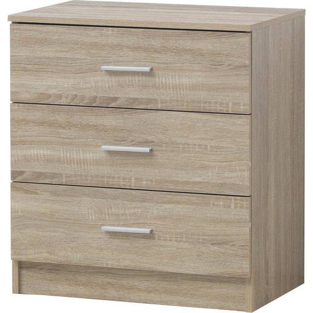 Rio Costa Chest 3 Drawers Bedroom Living Room Storage Sonoma Oak