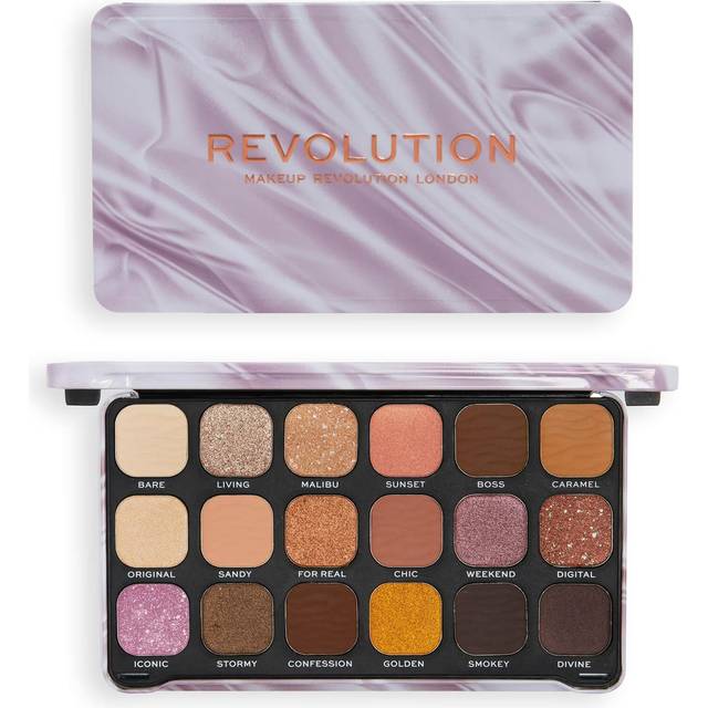 Revolution Forever Flawless Eye Shadow Palette Nude Silk - 1.10g