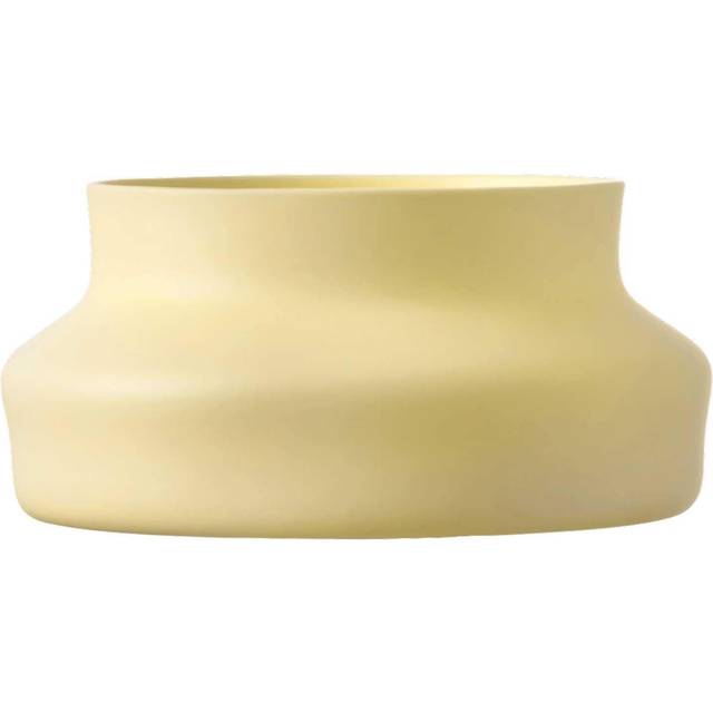 Gense Vas Dorotea 25 x 12 cm Mellow Yellow Keramik - L:0cm B:25cm H:12cm Vaser Från Magasin (L:0cm B:25cm H:12cm)